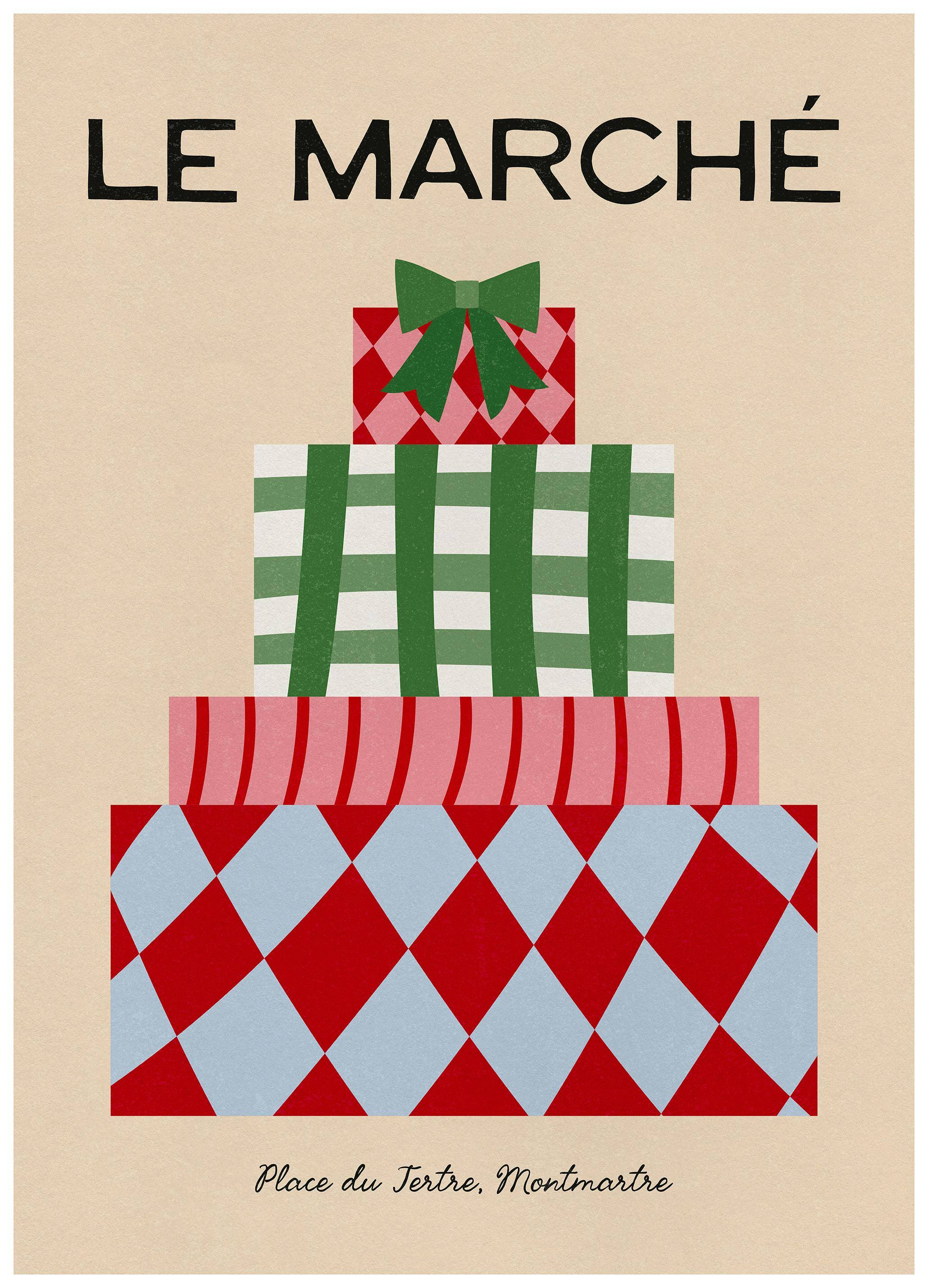 Le Marché Poster (50x70 cm)