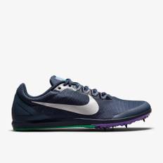 Nike Zoom Rival D 10 Track & Field Distance Spikes, Obsidian/Metallic Silver - 9.5 UK - 9.5 UK