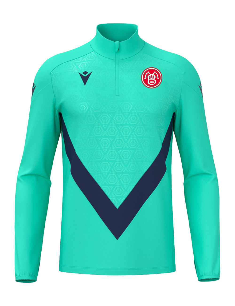 1885 Træningstrøje 26/28, Half Zip Turkis/Navy - 9-10 Y