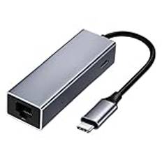 USB C Docking Station, 100w Pd USB C Multiport Adapter, High-Speed USB C Docking Hub for Fast Charging and Data Transmission, Portable USB C Dock for Laptops, Tablets, and Smartphones