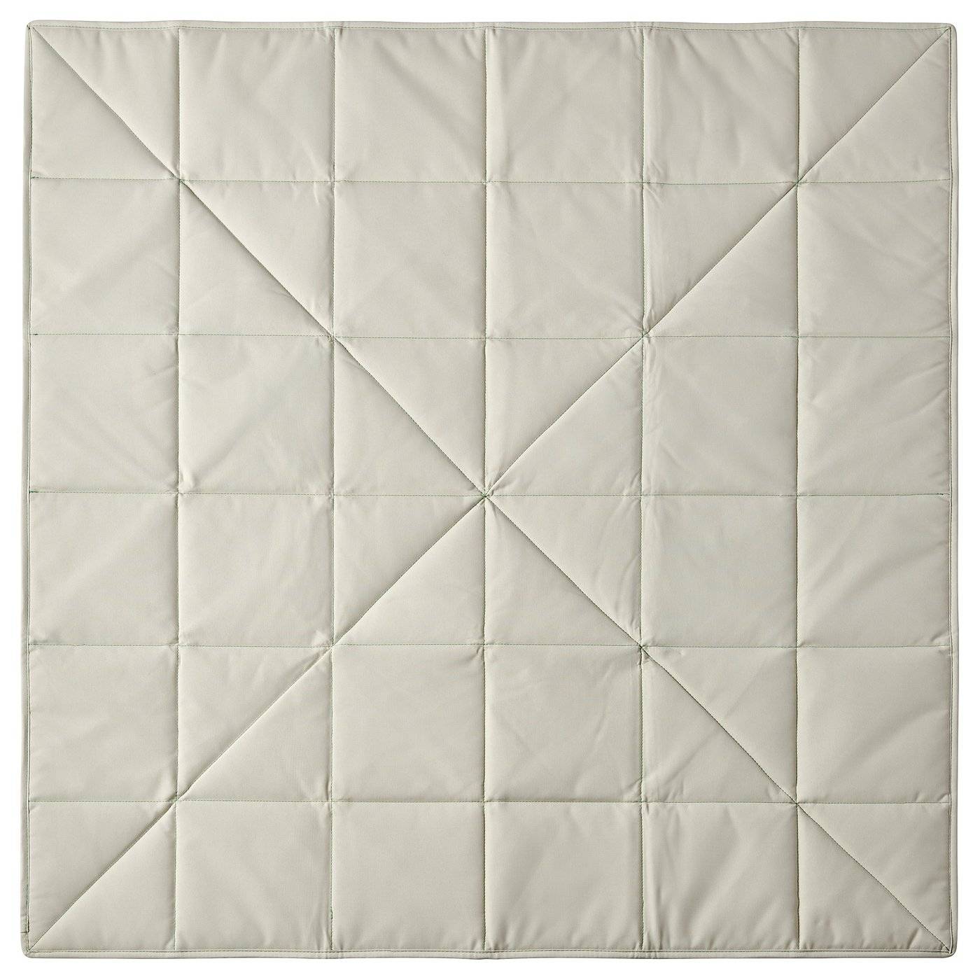 GREJSIMOJS matta/förvaringslåda, fällbart/beige