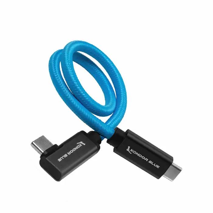 KONDOR BLUE USB-C - USB-C, RIGHT ANGLE 30CM.