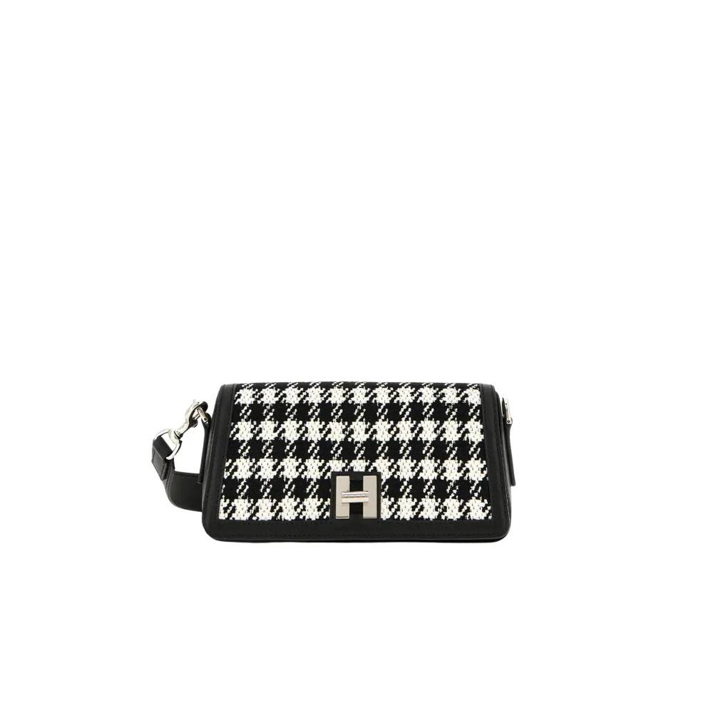 Hogan H-Turn Flap Bag Mini - Tasker - Dame - Sort - ONE SIZE - Uld