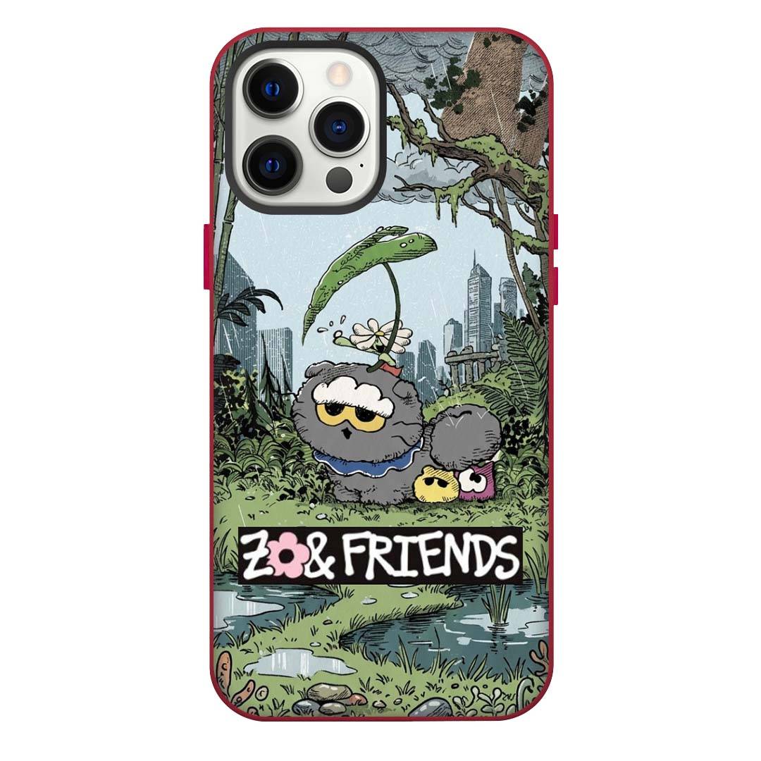 Zo And Friends Phone Case For iPhone Samsung Galaxy Pixel OnePlus Vivo Xiaomi Asus Sony Motorola Nokia - Zo And Friends Whimsical Woodland Illustration Art Poster.