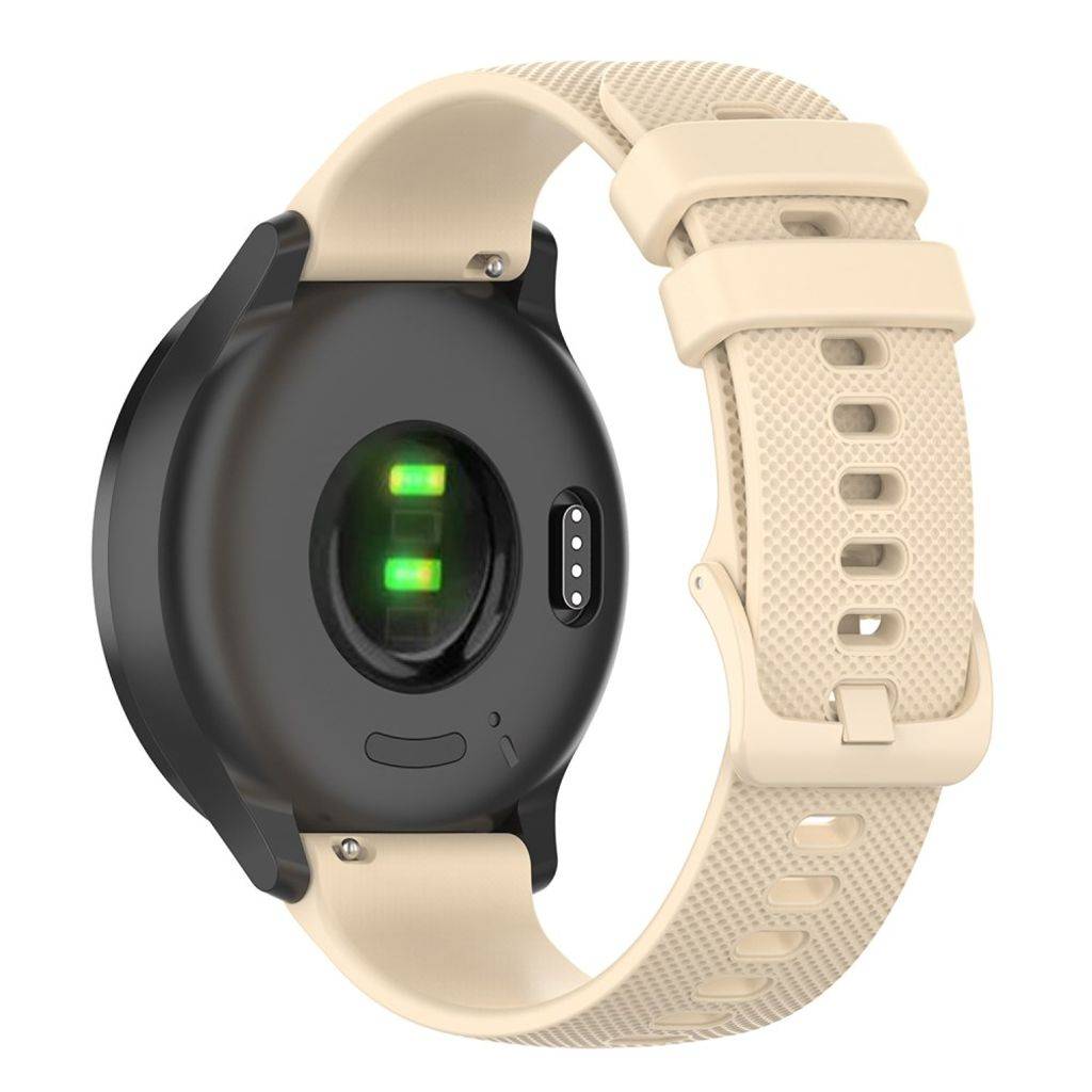 Garmin Venu/Venu SQ/Venu 2 Plus m.fl. Urrem i silikone - Beige