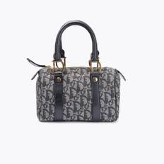 CHRISTIAN DIOR Diorissimo Mini Bowling Bag - Blue