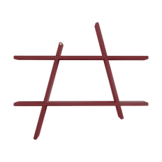 Andersen Furniture A-Shelf vägghylla Special Edition Wine red L 78x12x67 cm - Röd