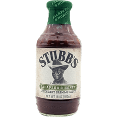 Stubb's BBQ-sås, Jalapeno & Honey Glutenfri 510g