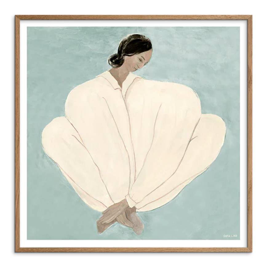 Meet me at jaures 50X50cm eg natur ramme
