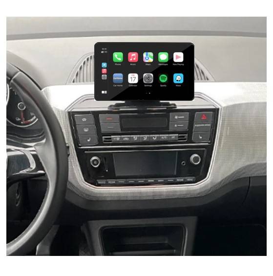 Apple Carplay til VW UP med Android auto på 7" skærm.