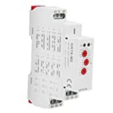 AC 220V Timer Delay Timer GRT8-M2 med 10 funktioner Din Rail Timer