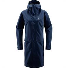 Haglöfs Aria Proof Parka Women - Tarn Blue - Lang Skaljakke