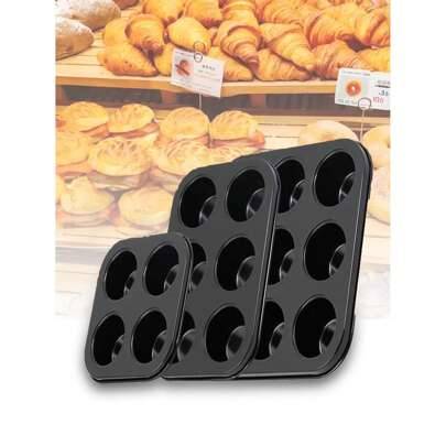 3 st/1 st Non-Stick Cupcake Bakform Set, Mini Paper Cup Kakform, Bakformar, Kakformar, Bakplåt, Mini Cheese Cake Pan, Köksprylar, Baktillbehör - Multifärgad (L,M,S,XL,3st set (S+M+L),4st set (S+M+L+XL),2PCS-isolerad halkskyddad handklämma)