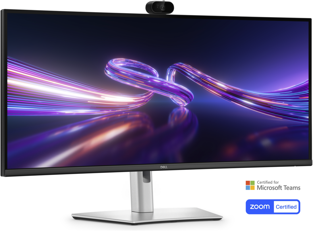 Dell Pro P 34 skærm med USB-C hub og webkamera – P3426WEV