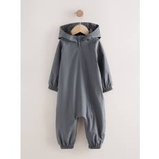Next Grey Waterproof Fleece Lined Puddlesuit (3mths-7yrs)