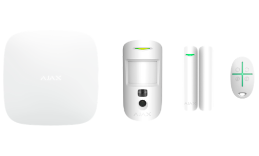Ajax StarterKit Cam Plus HDR, vit