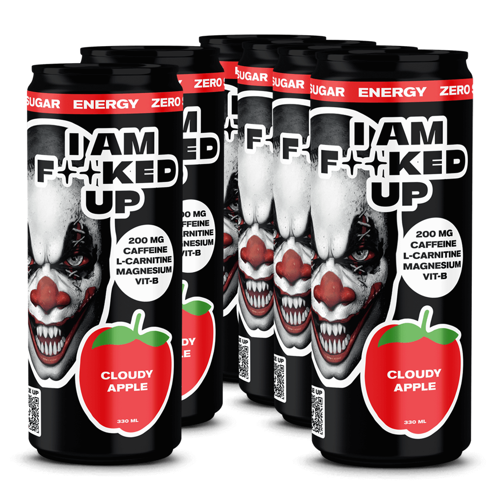 Swedish Supplements I Am Fucked Up Cloudy Apple - 6x330ml. - Energidryck