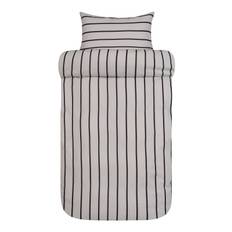 HØIE OF SCANDINAVIA Odin Cotton Bed Set |Black |140X220;60X63 cm