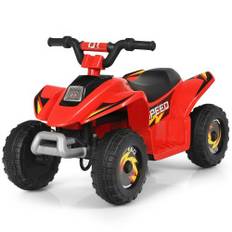 6V elektrisk børne quad mini elektrisk quad børnebil 73 x 40 x 44,5 cm rød
