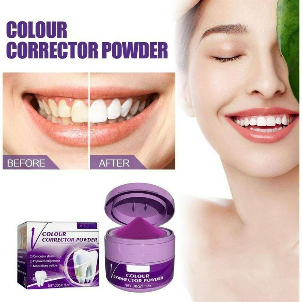 Powerful Natural Teeth Powder Removes Stains, Freshens Breath and Promotes Healthy Teeth 30g