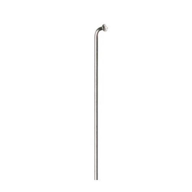 183mm Eger inkl. Nippel - Rustfri, 2,34 mm Tykkelse, Blank - Specielt til Ladcykler