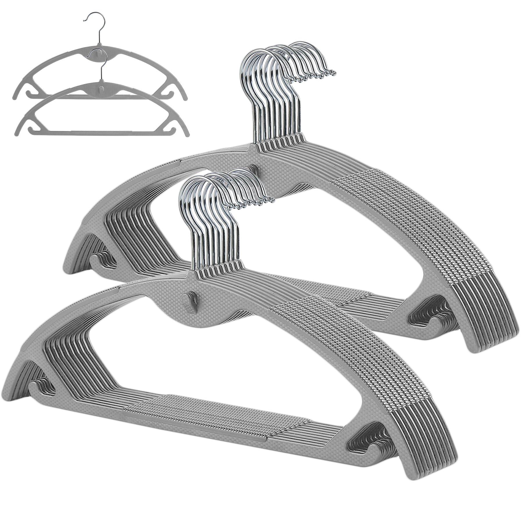 Artifi Prevents Clothes from Losing Leaves No with Connecting Suit Laundry Storage Hangers, 20-Pack, Anti-Slip, Shape, Marks, Hooks, Hangers, Hangers,