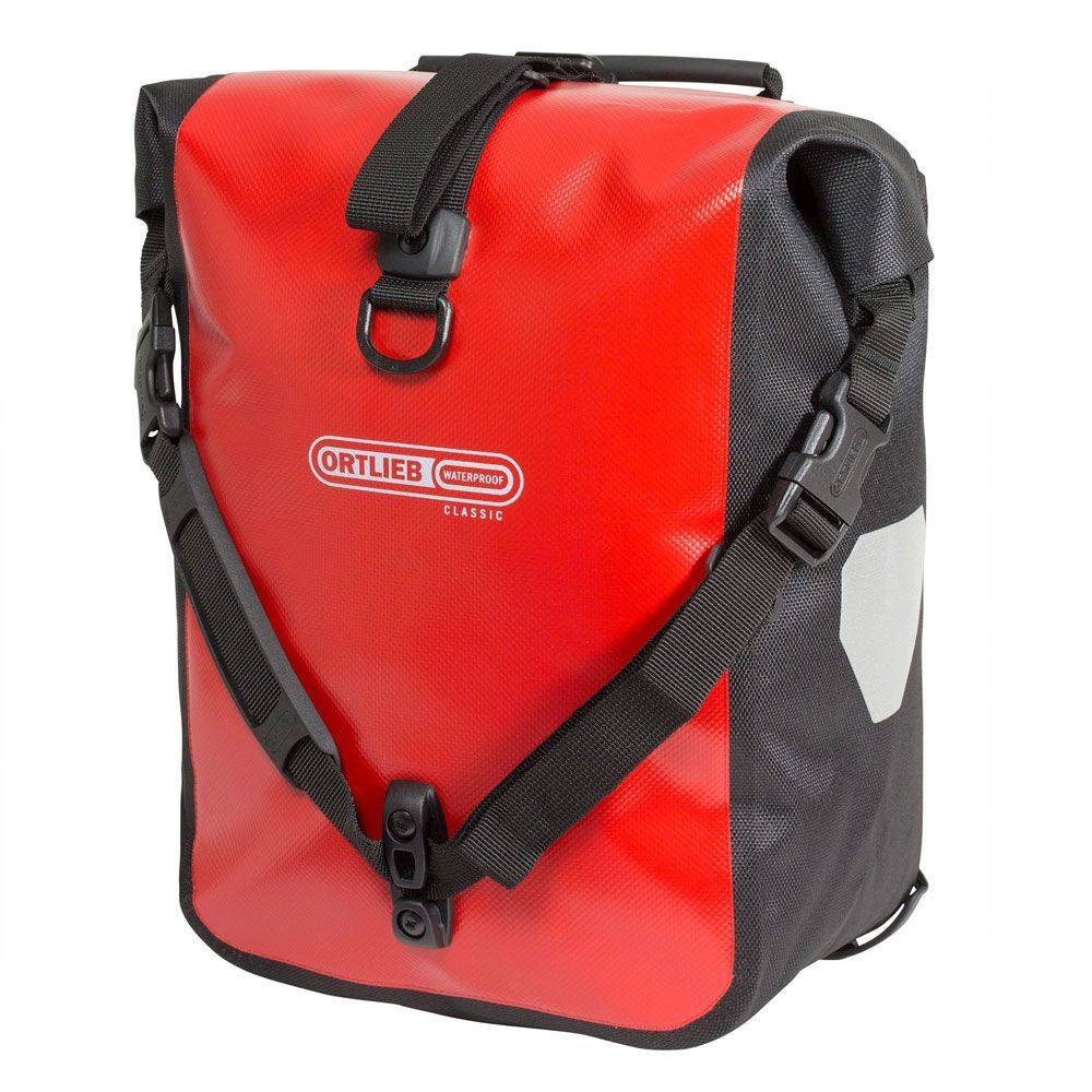 Ortlieb Sport-Roller Classic Packväskor 2 x 12,5L, Red - Black (Röd)