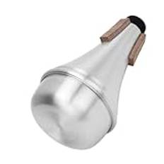 Trumpet Practice Mute, Universal Trumpet Mute Ljuddämpare Aluminium Practice Trumpet Mute Ljuddämpare för jazz, nybörjare och studenter