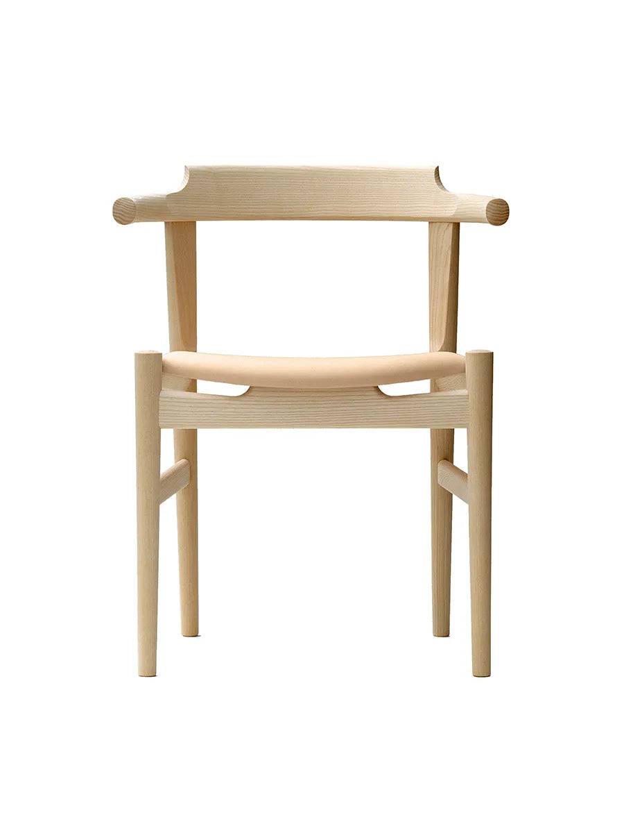 PP58 Stol af Hans J. Wegner Standardstof / Eg / Hvid bioolie - Jacobsen Plus