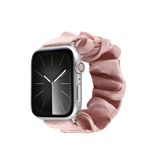 Apple Watch (42/44/SE/45/46/49mm) - Scrunchie Dame Rem - Pink