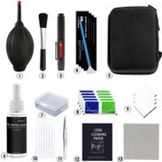 Screen Lens Dust Clean Air Blower Swiping Pen Cleaner Cloth 13 in 1 Cleaning kit for DSLR Digital Video Camera Computer Phone