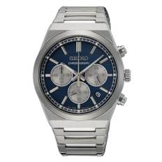 Seiko Herren Analog Quarz Uhr mit Edelstahl Armband SSB453P1