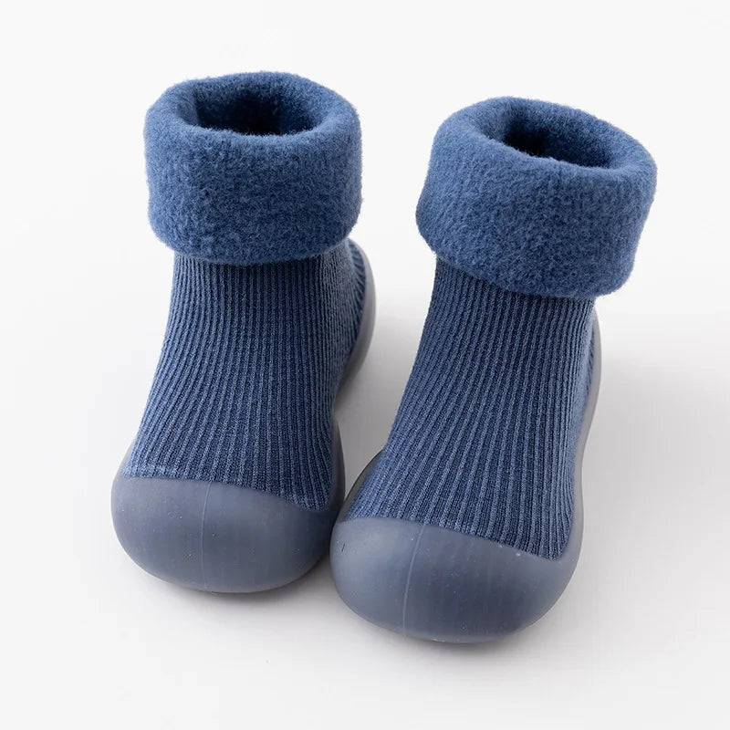 Mini Fashion Tofflor för Småbarn - Stiliga Antislip Tofflor för Småbarn - Blå / 21 (7-12 månader)