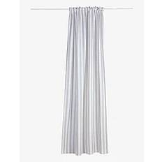 NOBLE HOUSE Curtain Doris Stripe |Vit |130X250 cm x 45