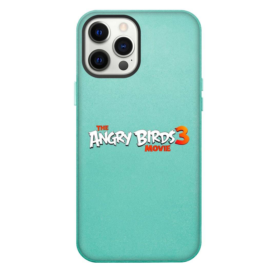 The Angry Birds Movie 3 Phone Case For iPhone Samsung Galaxy Pixel OnePlus Vivo Xiaomi Asus Sony Motorola Nokia - The Angry Birds Movie 3 Text Logo Sticker.