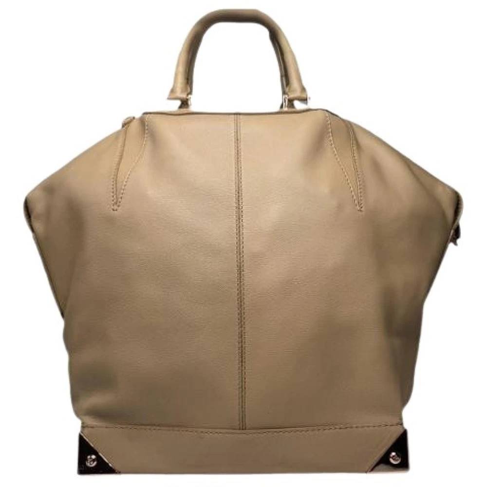 Alexander Wang Pre-owned Pre-owned Læder Håndtaske - Vintage - Dame - Beige - ONE SIZE - Læder