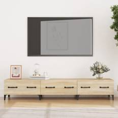 Tv-bänk sonoma-ek 150×34,5×30 cm konstruerat trä