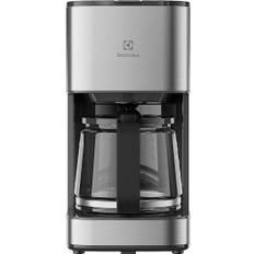 Electrolux Create 3 Kaffebryggare E3CM1-3ST, 1.25 L, 10 koppar, auto-off, anti-dropp, glaskanna, vattennivågradering, Rostfritt stål