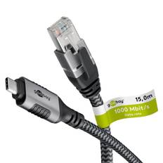 Goobay USB-A 3.1 til  RJ45 Ethernet kabel - 15m