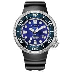 [Citizen] Wristwatch Promaster Light-Powered Eco-Drive Waterproof UNITE with BLUE Limited Edition Silver Blue Diver's Watch BN1025-08L Men's Black