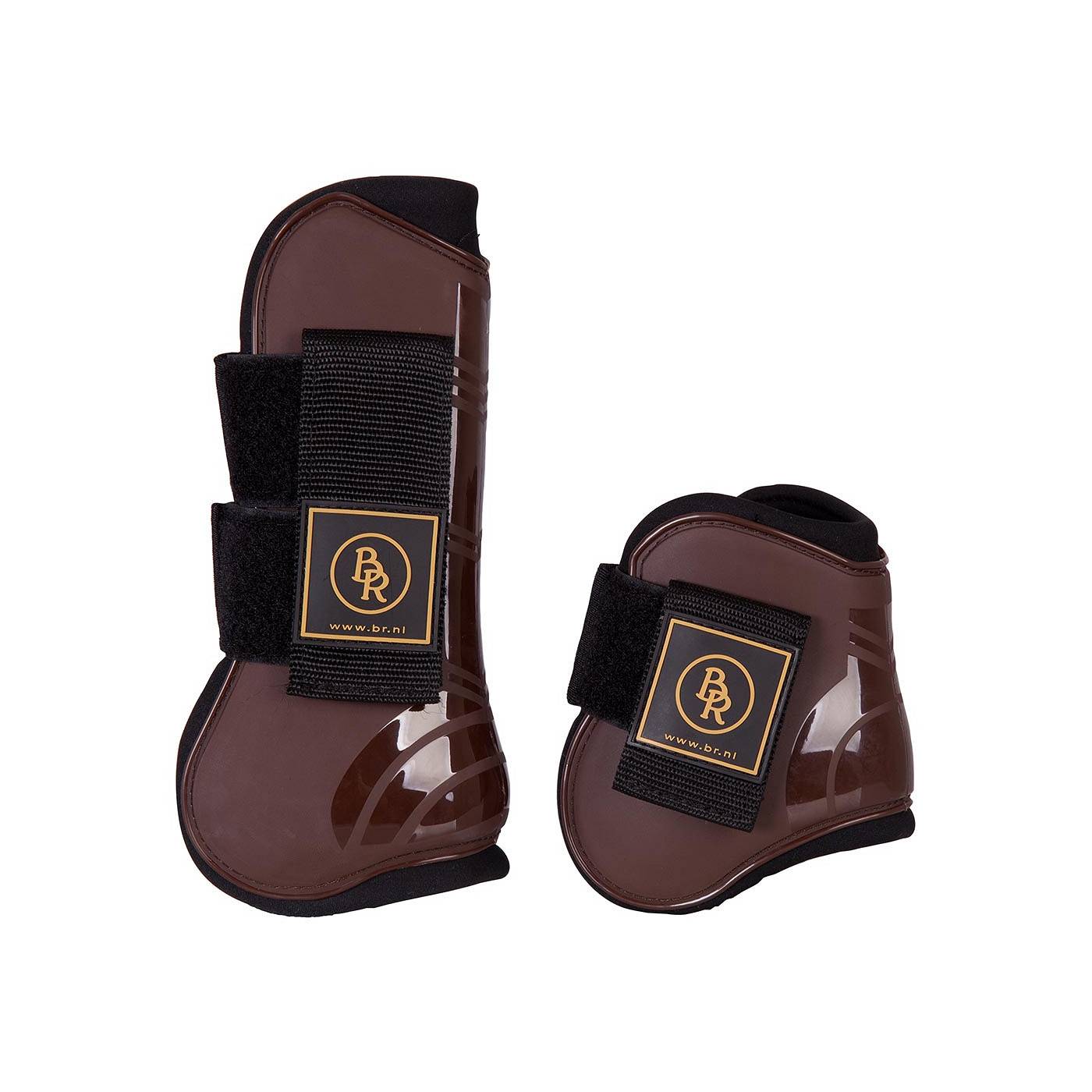 BR Set Senskydd och Bakskydd Pro Tech - Brun - Pony