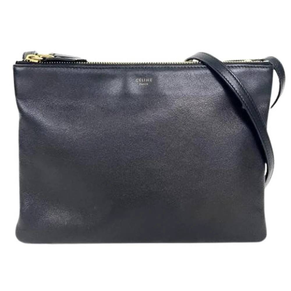 Celine Vintage Pre-owned Vintage Skuldertaske - Vintage - Dame - Sort - ONE SIZE - Uld