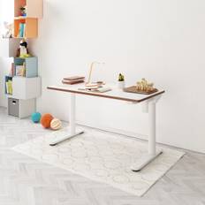 FlexiSpot H?j- och S?nkbart Barnskrivbord SD1, Elektriskt H?j- och S?nkbart Skrivbord, St?bord med Bordsskiva 100��60 cm, Vit