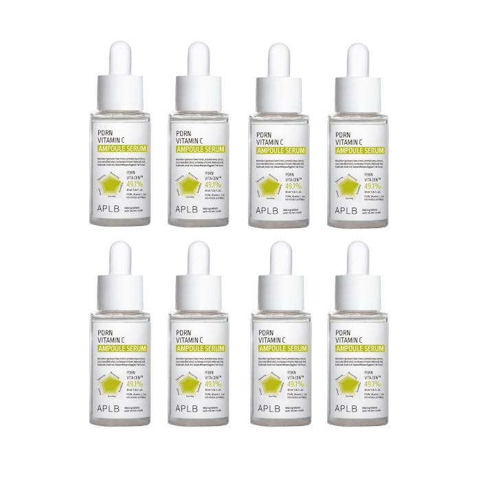 APLB - PDRN Vitamin C Ampoule Serum - 40ml (8ea) Set - black