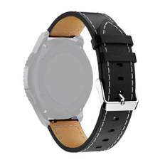 SKALO Læder Rem Huawei Watch GT Runner - Sort