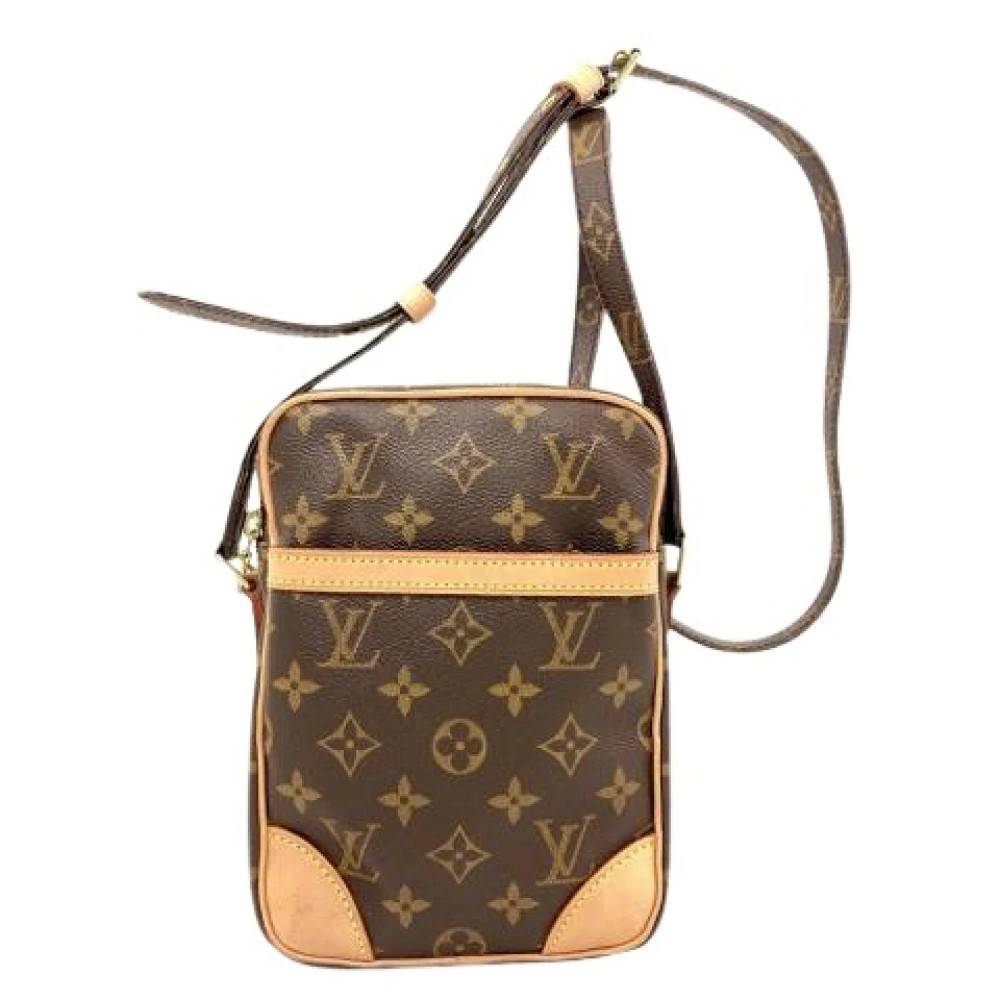 Louis Vuitton Vintage Pre-owned Vintage Monogram Canvas Skuldertaske - Vintage - Dame - Brun - ONE SIZE - Uld