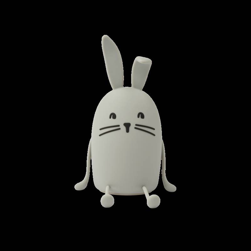 Liewood Lampe Evex Rabbit Night Light - Dove blue.