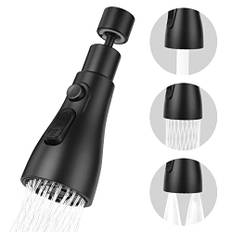 OSDUE 360° vridbar pip, FM22 M24 kökskran, kran, fästspray för kran med 3 lägen, ersättningskran, luftare, kranadaptertillbehör, G1/2