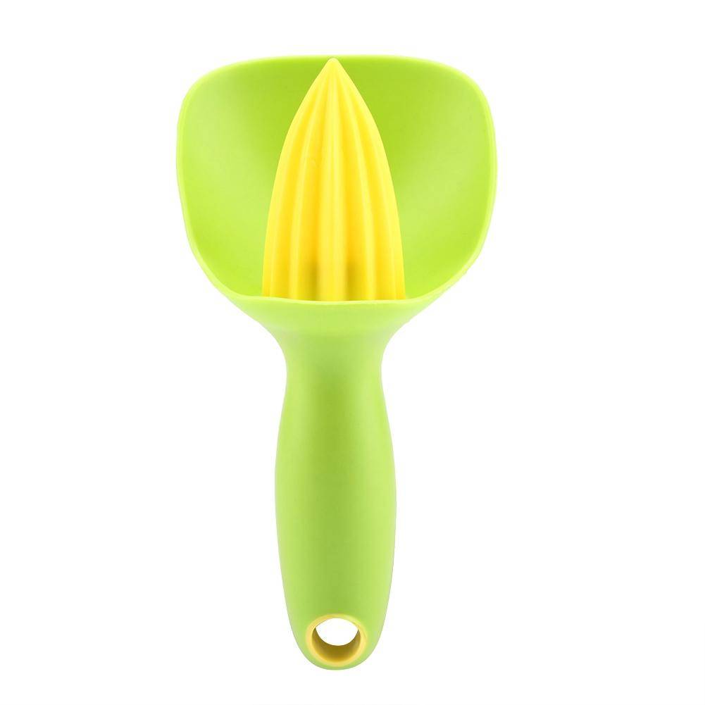 Ergonomisk Manuell Mini Citronpress Juicer för Lime Apelsin (Grön) grön