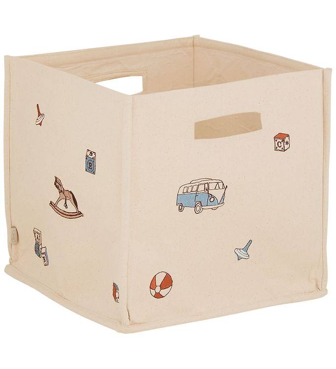 Cam Cam Opbevaringskurv - 30x36 cm - Vintage Toys - Cam Cam - OneSize - Opbevaring